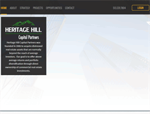Tablet Screenshot of heritagehillcapitalpartners.com